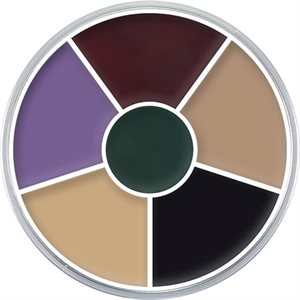 Cream Color Circle - Black Eye