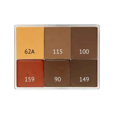 Fard Crème Palettes - 6 Colors (55ml)
