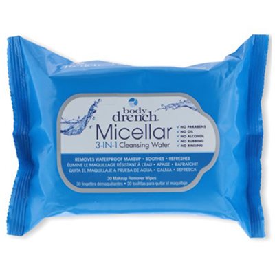 Body Drench - 3-in-1 Micellar Cleansing Water Wipes